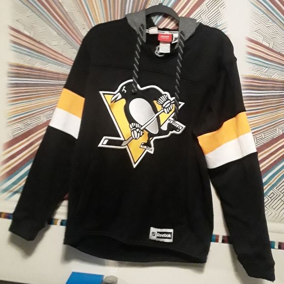 Reebok/NHL/Pittsburgh Penguins Unisex Medium Hooded Jersey - Picture 8 of 16